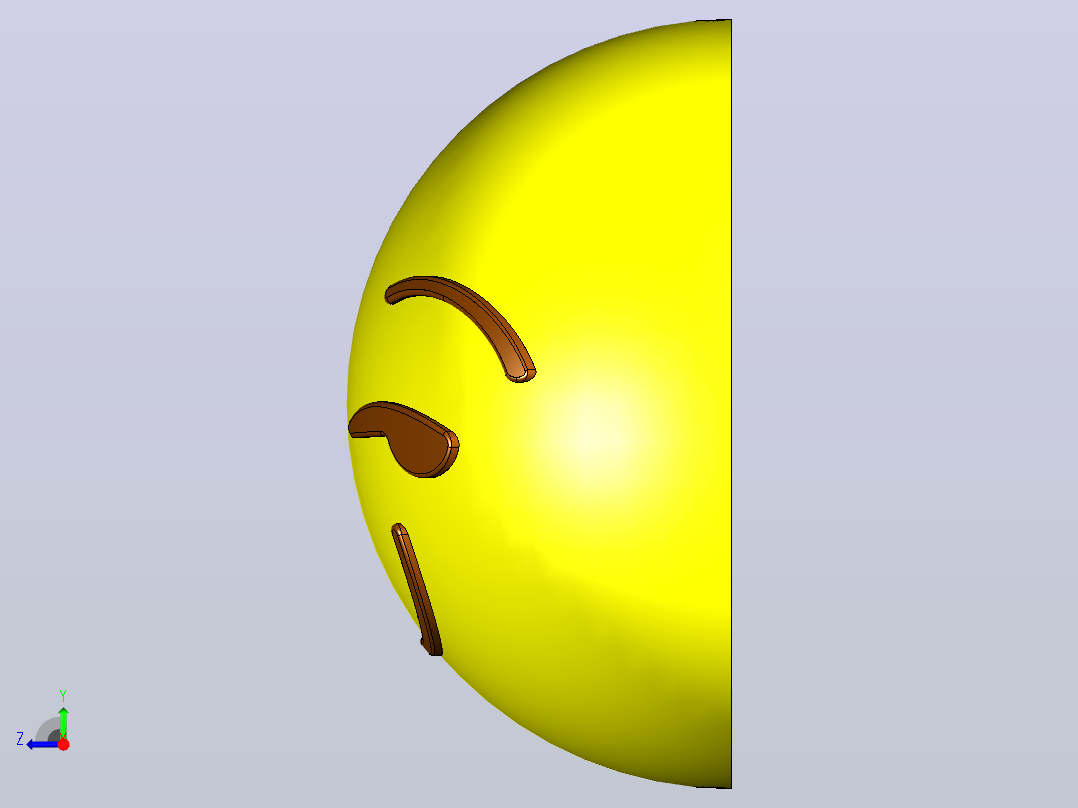 EMOJI 邪恶右视图