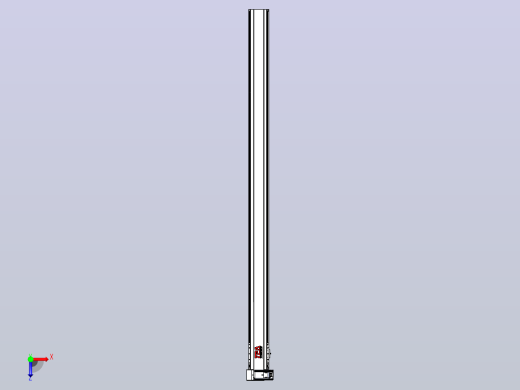 皮带直线轴半封闭可选导轨TPA-HNB-120D-110-L1900-LU-C-P40-N3俯视缩略图
