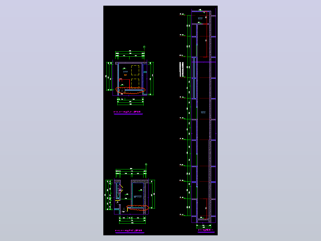 CAD建筑施工修建图纸3