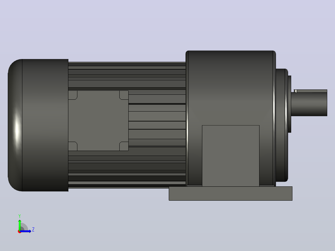 感应电机E40-2200-S_1(3-40)左视图