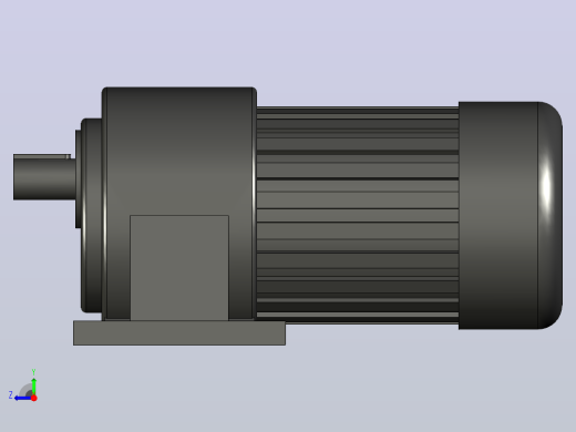 感应电机E40-2200-S_1(3-40)右视缩略图