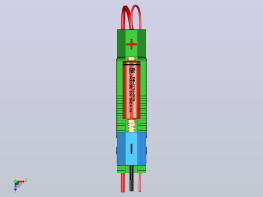 测量电池容量four-wire-carriage-for-measuring-battery-模型格式为 stp stl俯视缩略图