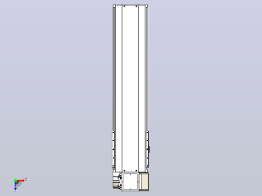 皮带直线轴半封闭可选导轨TPA-HNB-220D-176-L650-RP-Y-P1K-N3俯视缩略图