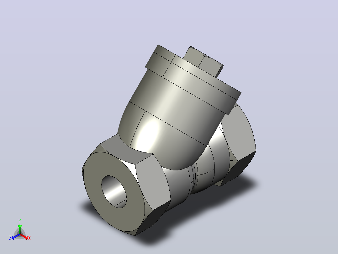 SY11C-H10～H25 Y型过滤器[20]正等轴测图
