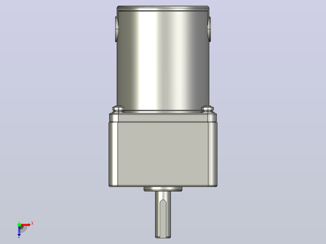 Z3D25W配3GNK型齿轮箱整机-65机壳外置俯视图