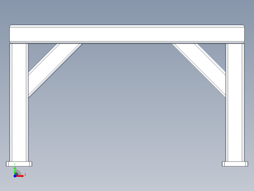 有限元分析 (FEA) &amp; 仿真 拳击袋 健身结构前视缩略图