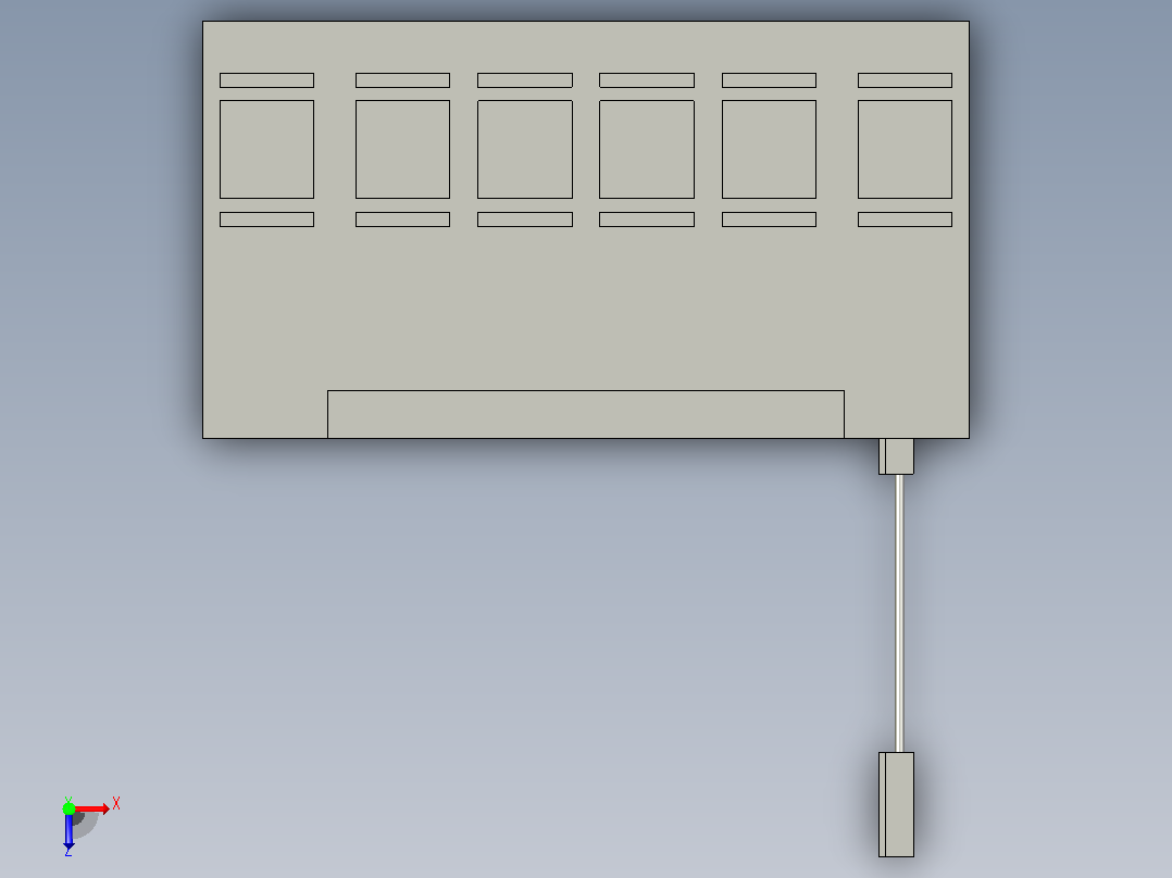 22200008-DEVICENET模块-GT1-ID16MX(OMRON)俯视图