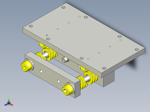 薄膜压装夹具X_T正等轴测缩略图