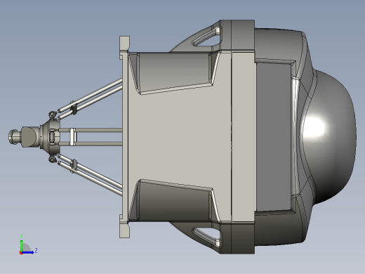 并联机器人delta-robot-6-axis-packaging-assembly-m-1ia-0-5a STP左视缩略图
