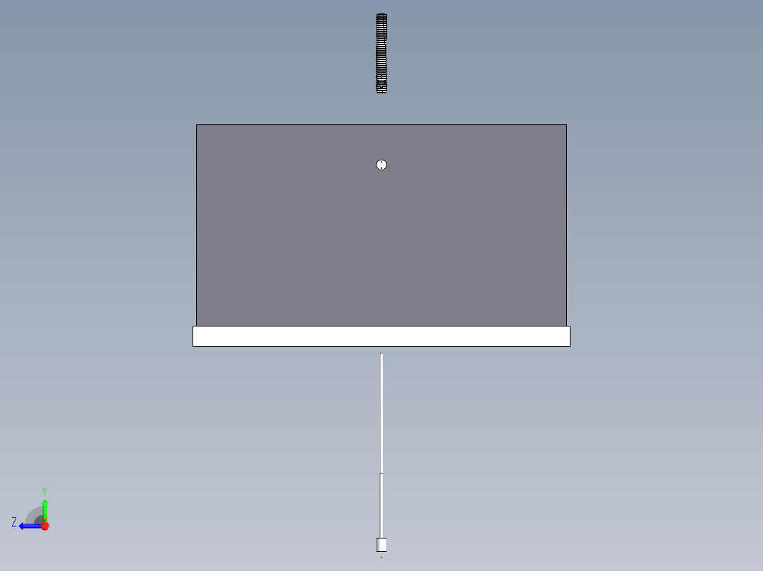 热压真空高温炉 3D图纸 机械设备 3D模型 设计素材右视图