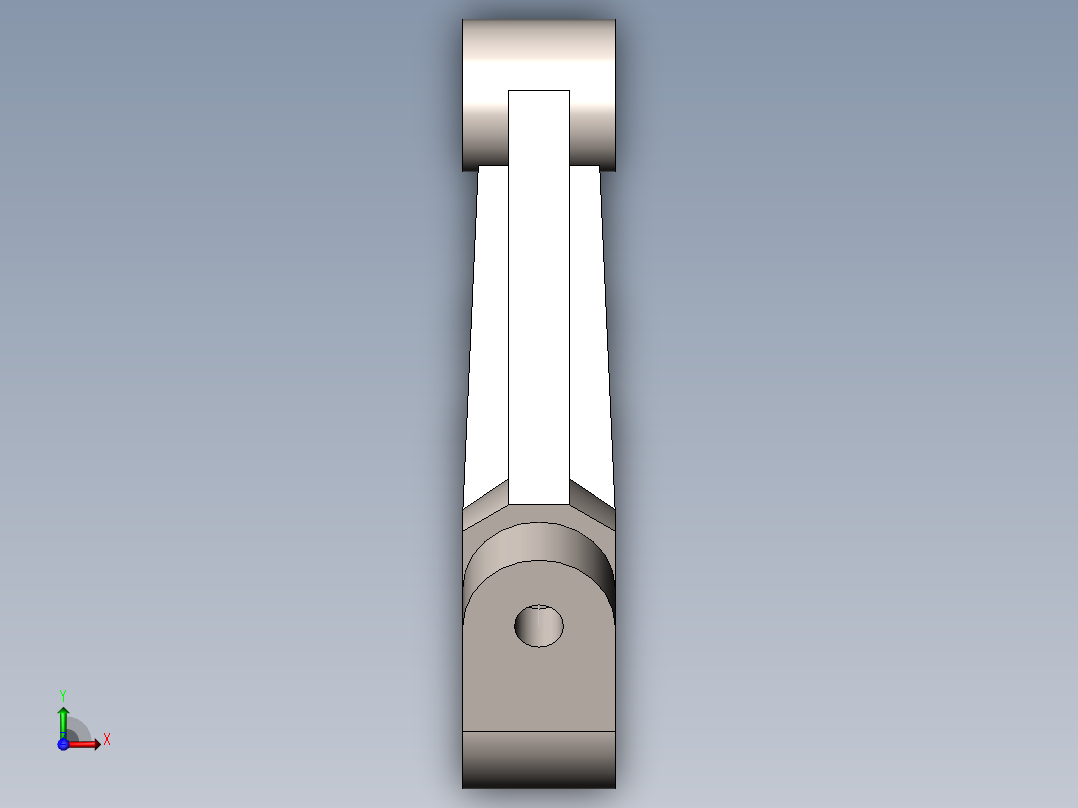 摇臂设计图纸前视图