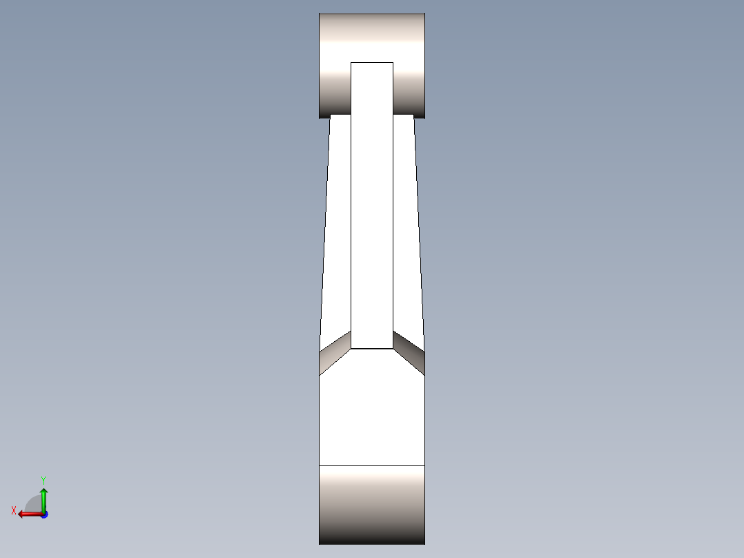 摇臂设计图纸后视图