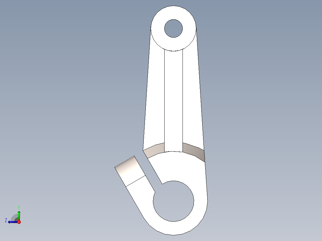 摇臂设计图纸右视图