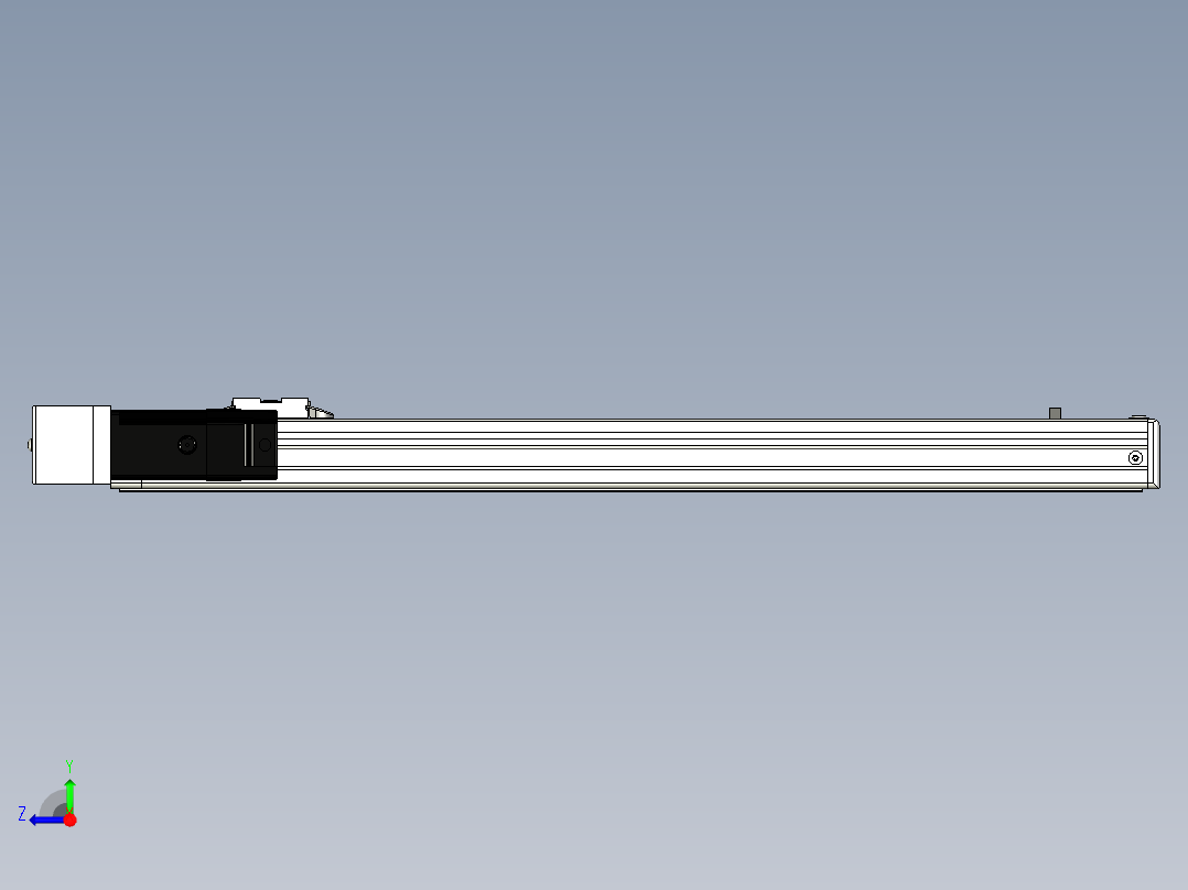 Toyo东佑达直线模组-ECH5-450-BL右视图