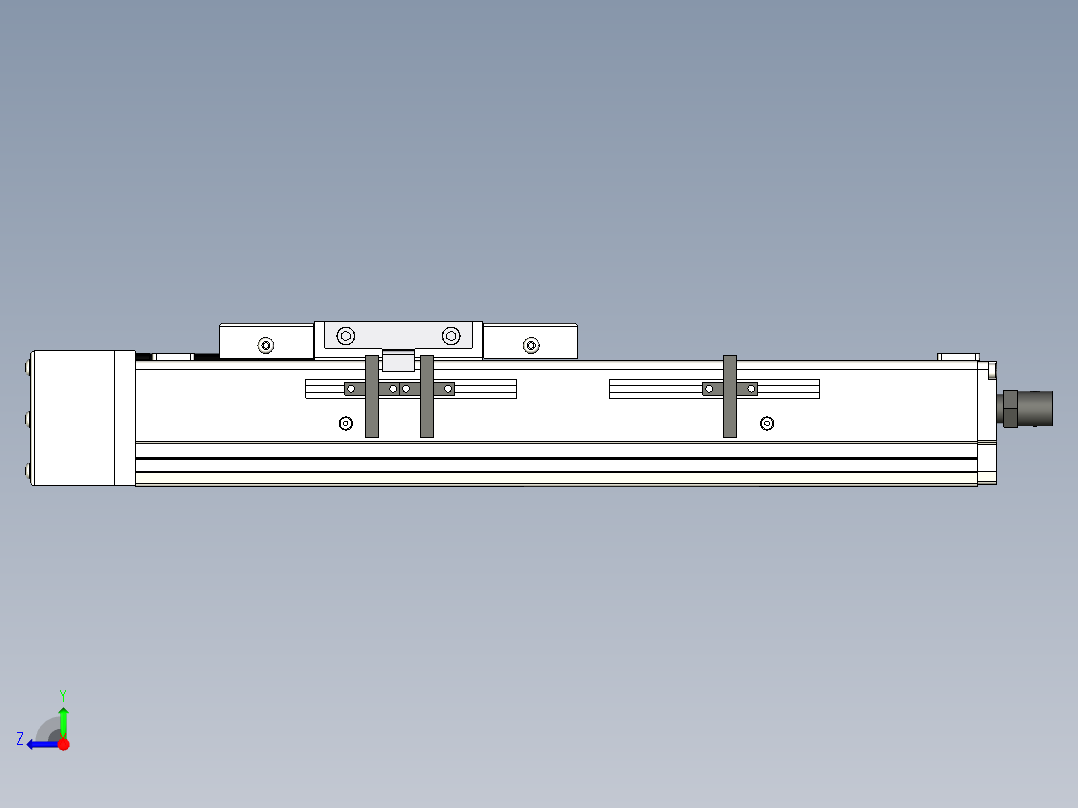 Toyo东佑达直线模组-ECH10-150-BR-200W右视图