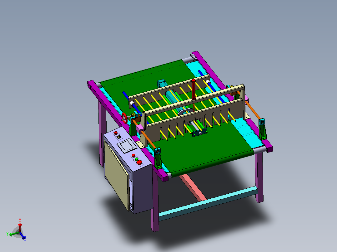 202包装线胶袋码跺