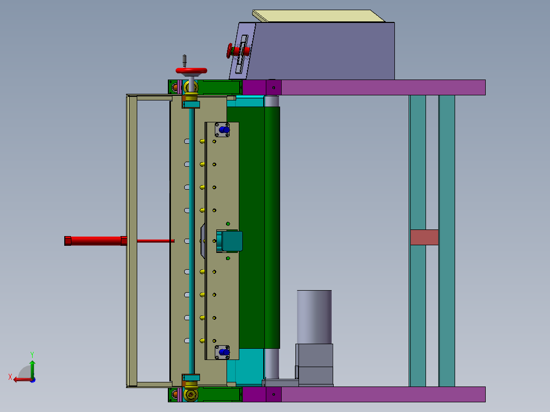 202包装线胶袋码跺后视图