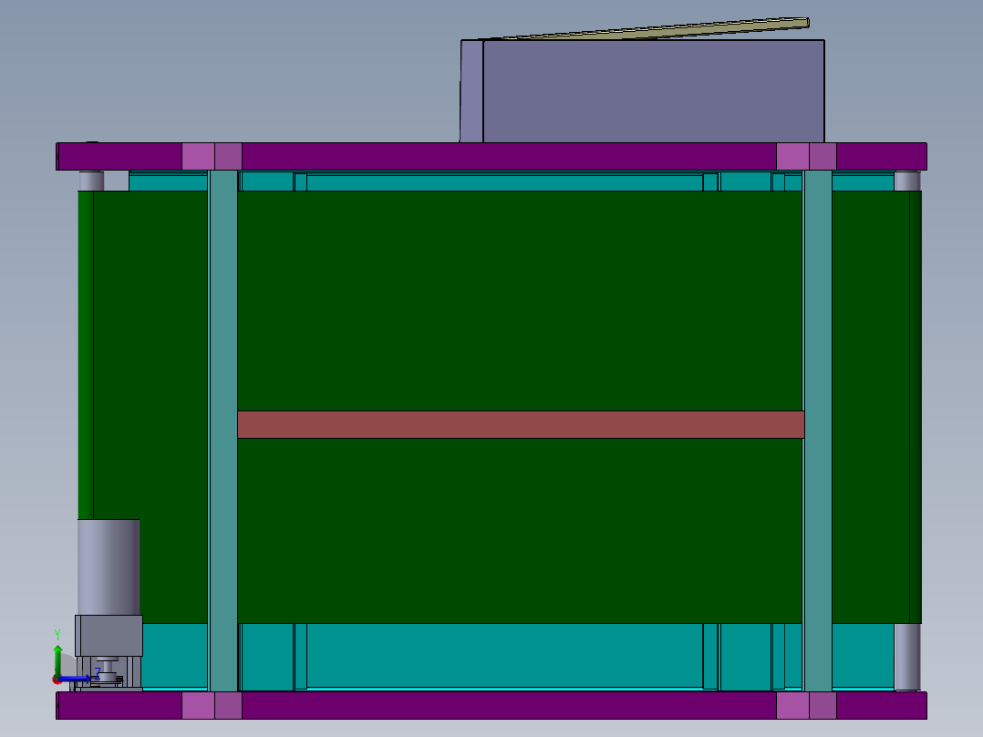 202包装线胶袋码跺左视图