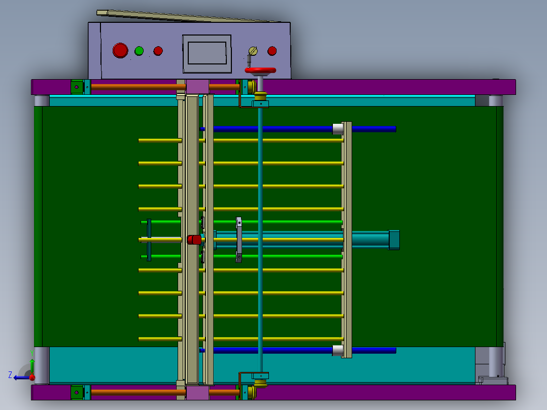 202包装线胶袋码跺右视图
