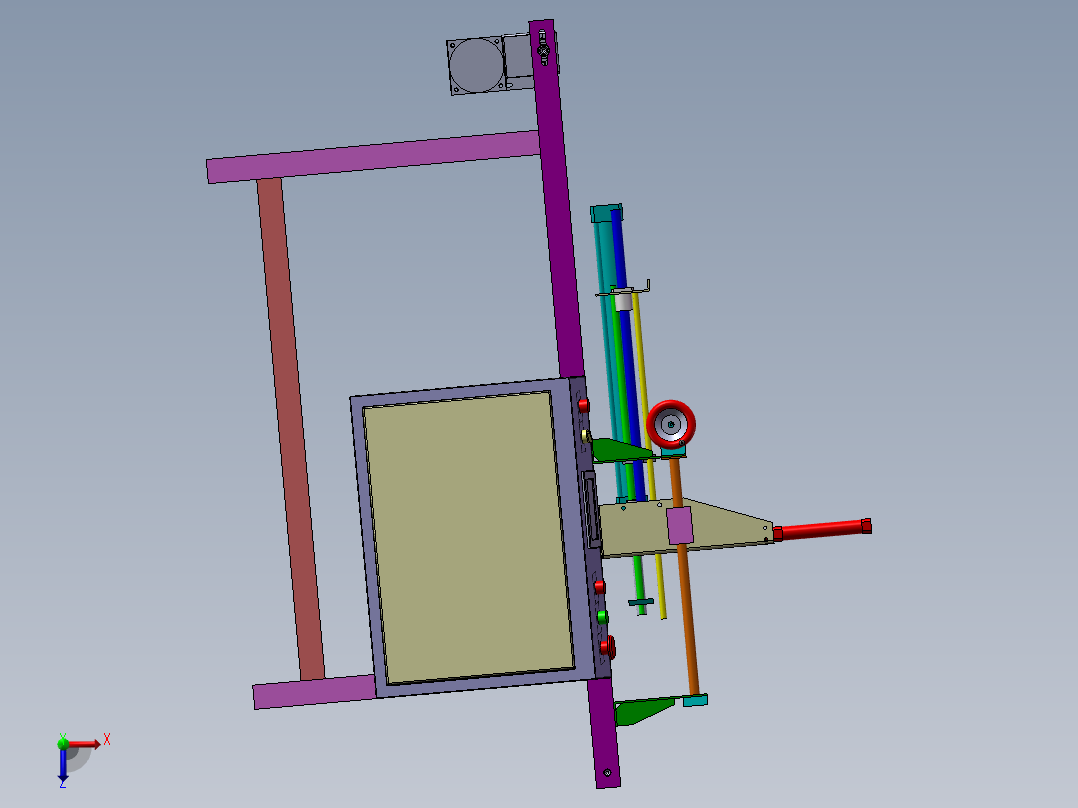202包装线胶袋码跺俯视图