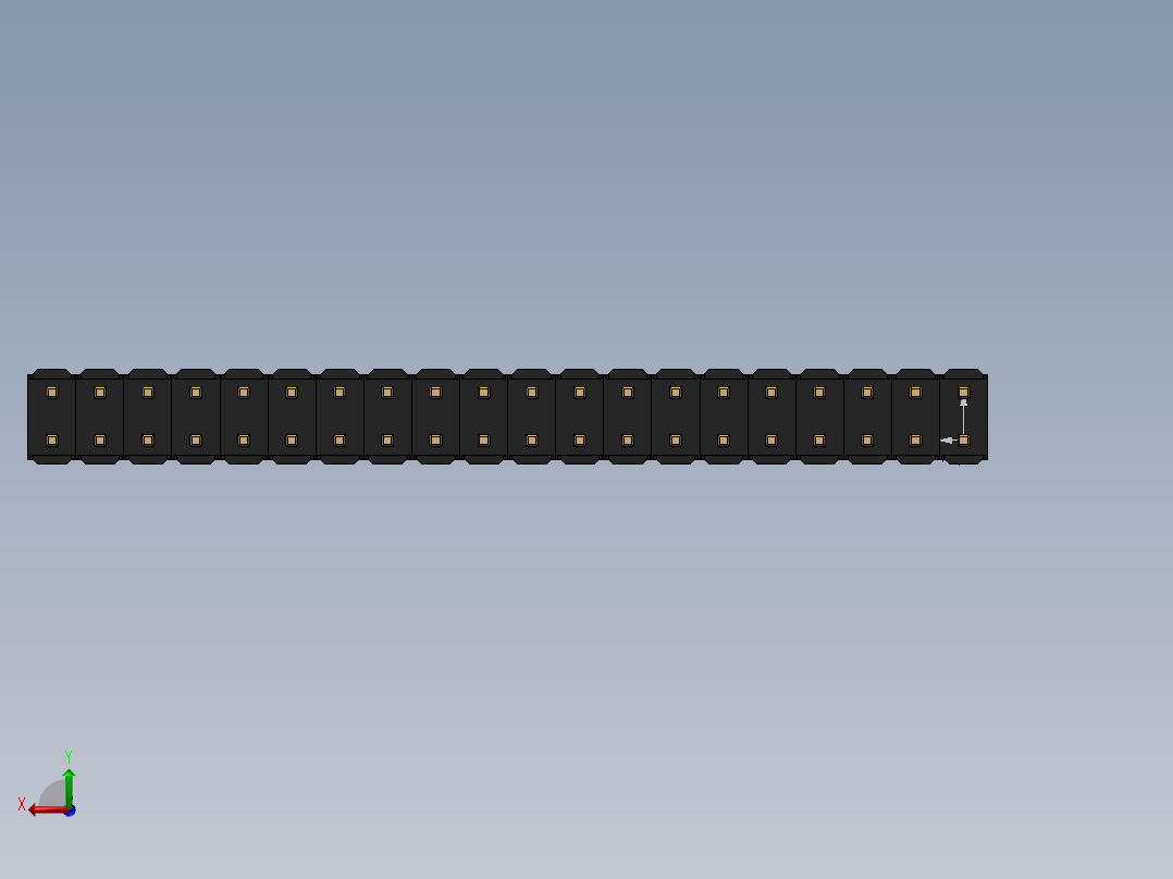 彩色公头100mil（2.54mm）系列-DS1021-100mil(2.54mm)-ForRaspberryPi_Arduino-colored-REV1.0 后视图