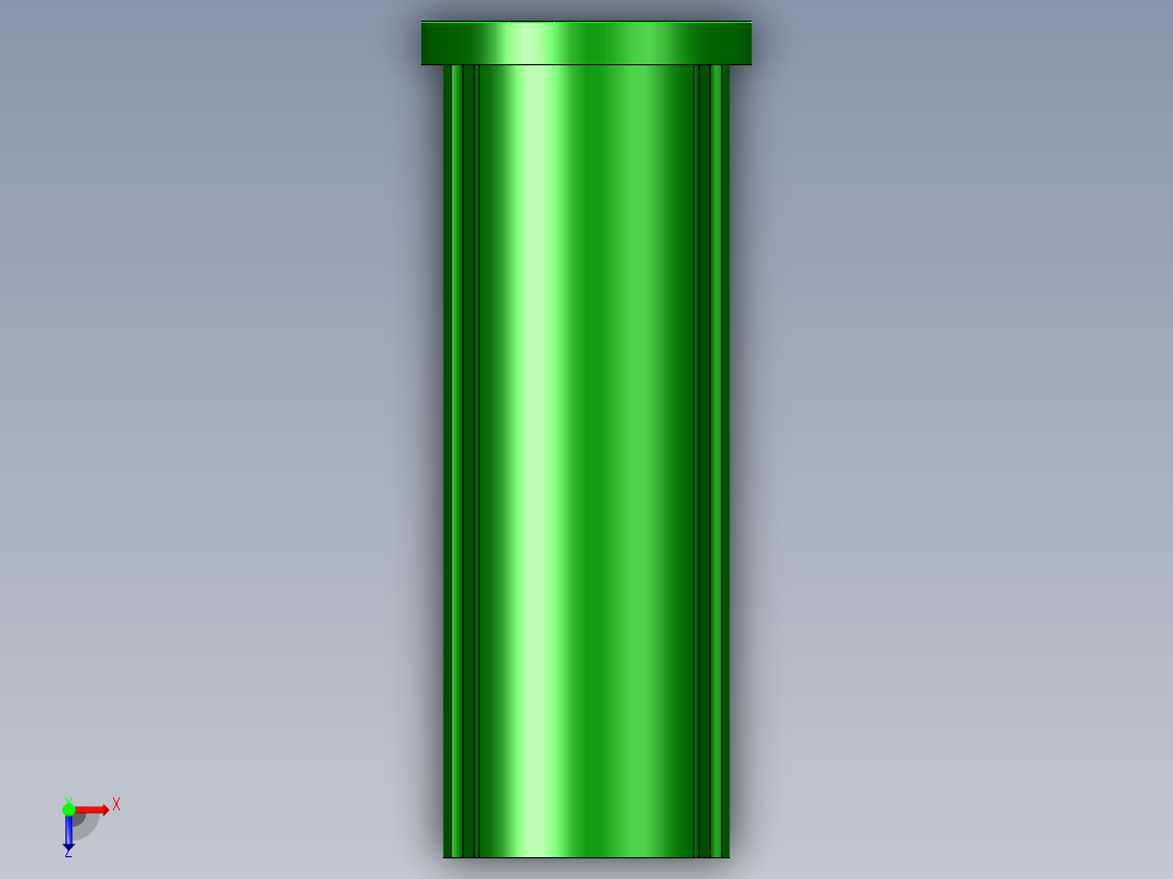 转子片冲孔落料复合模（CAD图+UG三维）俯视图