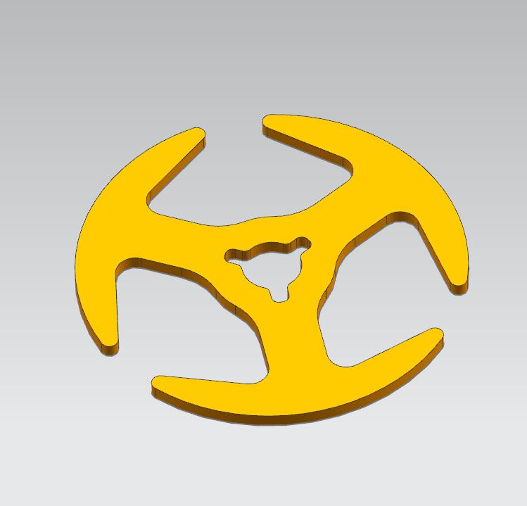 转子片冲孔落料复合模（CAD图+UG三维）