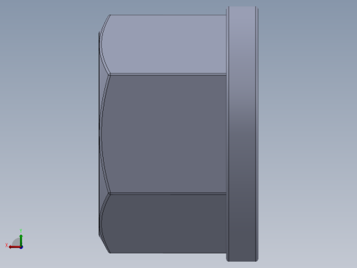 法兰螺母-10-FN.SLDPRT后视缩略图