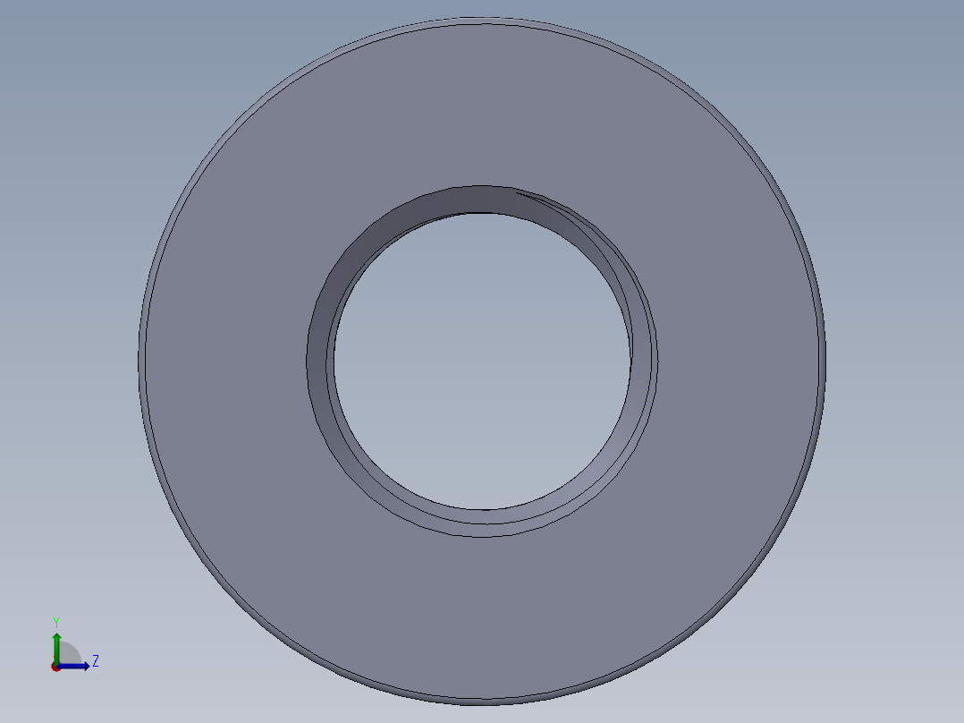 法兰螺母-10-FN.SLDPRT左视图