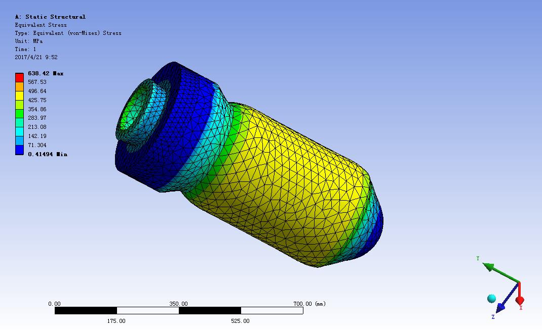 高压容器密封结构疲劳强度的有限元分析