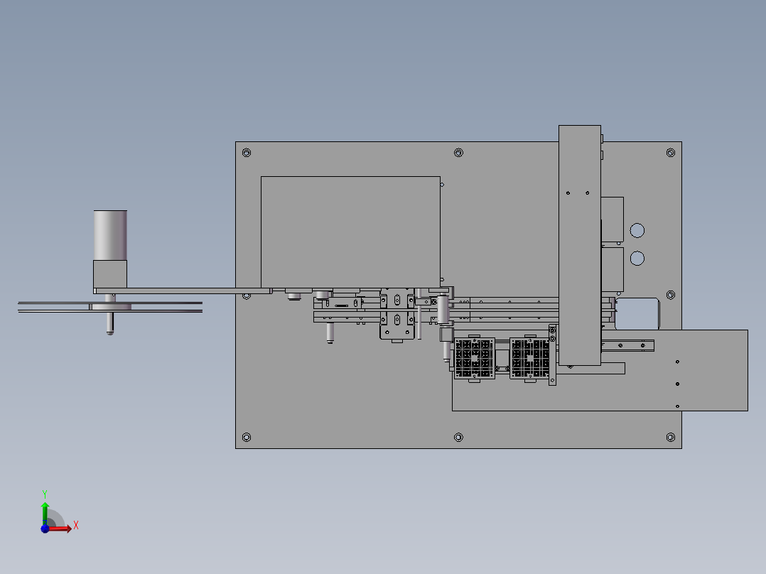 全自动包装机全自动编带机前视图