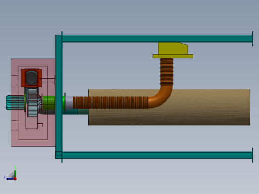 工业除尘器右视缩略图