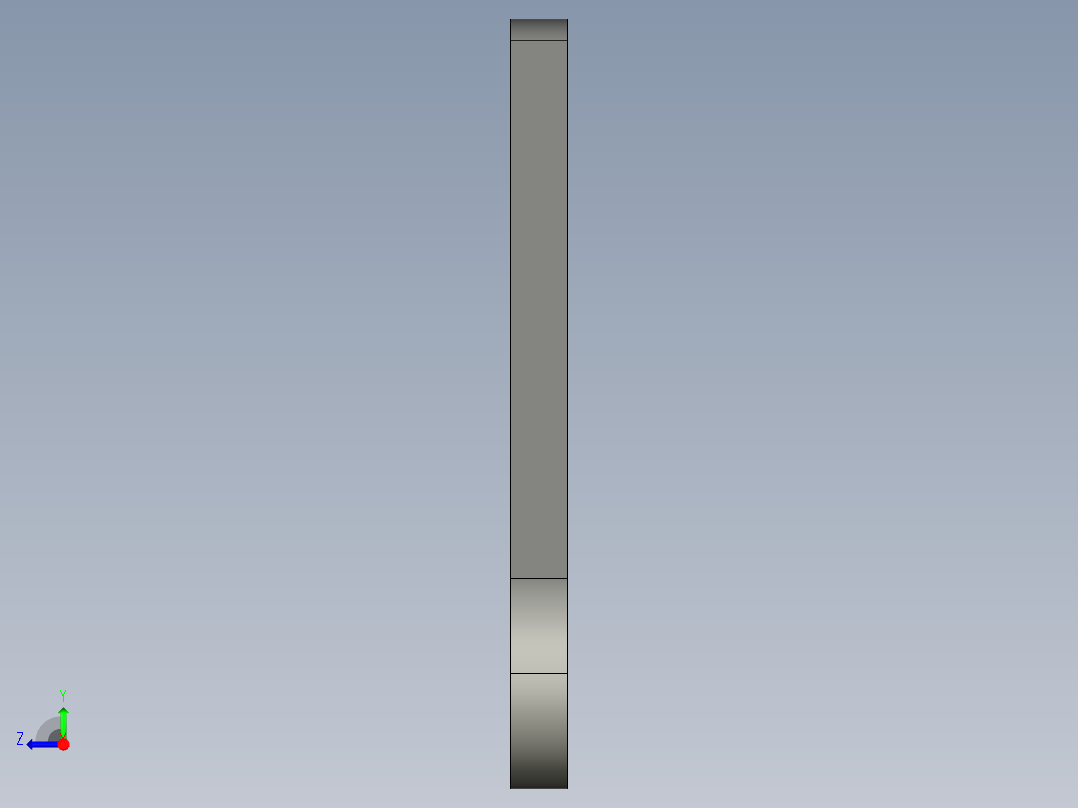基恩士LV-H100bracket1_kc图纸模型右视图