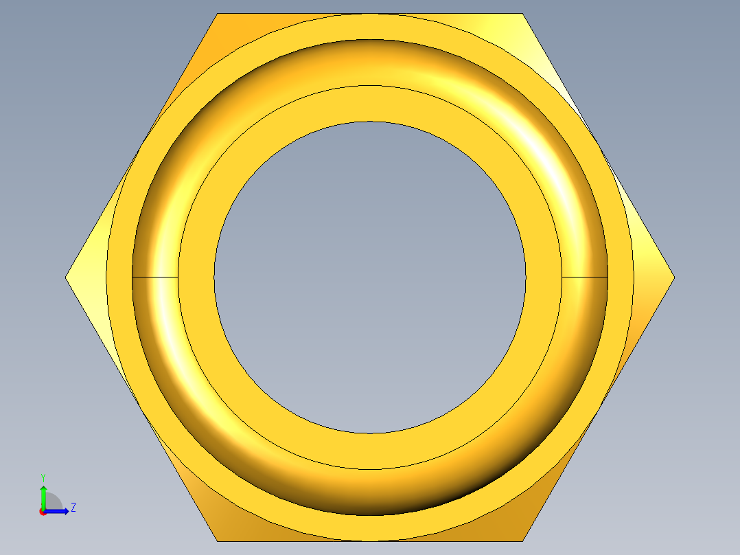 倒齿式工业管接头Beaded Hose Barb to male pipe 68HB-8-6左视图