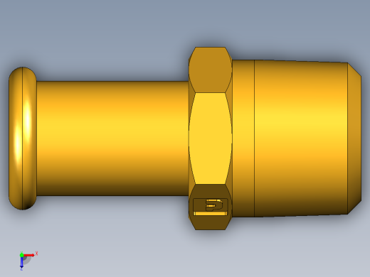 倒齿式工业管接头Beaded Hose Barb to male pipe 68HB-8-6俯视缩略图