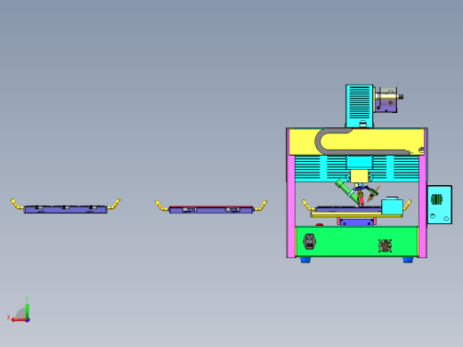 300三轴半自动焊锡机后视缩略图