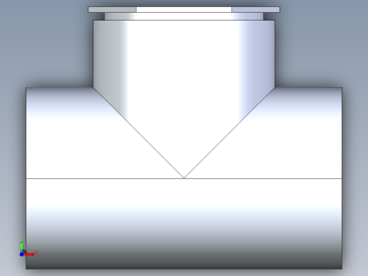 船舶管路系统SeaCor_Molded_ReducingTee_SxSxS_37J201530_6in x 3in前视缩略图