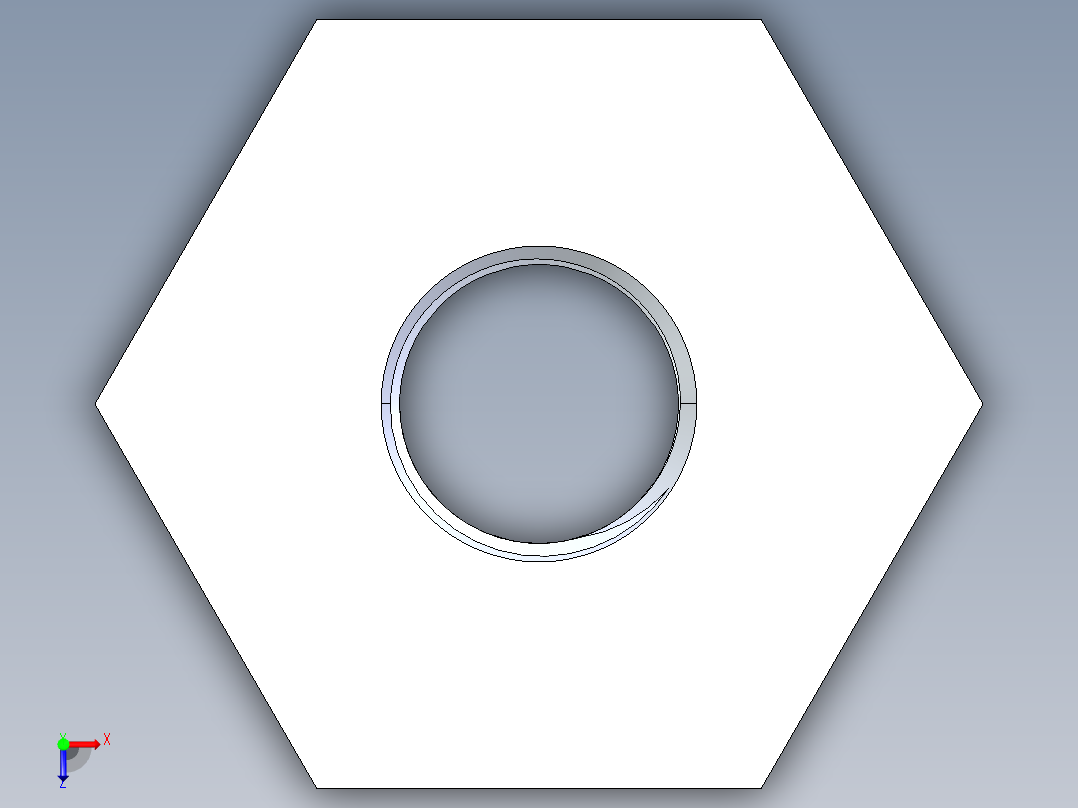 聚氯乙烯配件17-Sch80_ReducerBushing_FPTxSPIG_838-209_1.5in x 0.5in俯视图