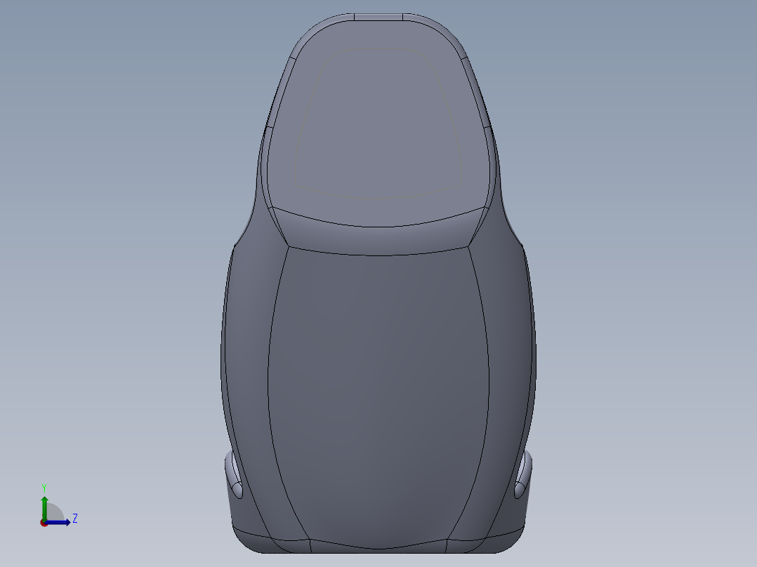 汽车座椅 (31)左视图