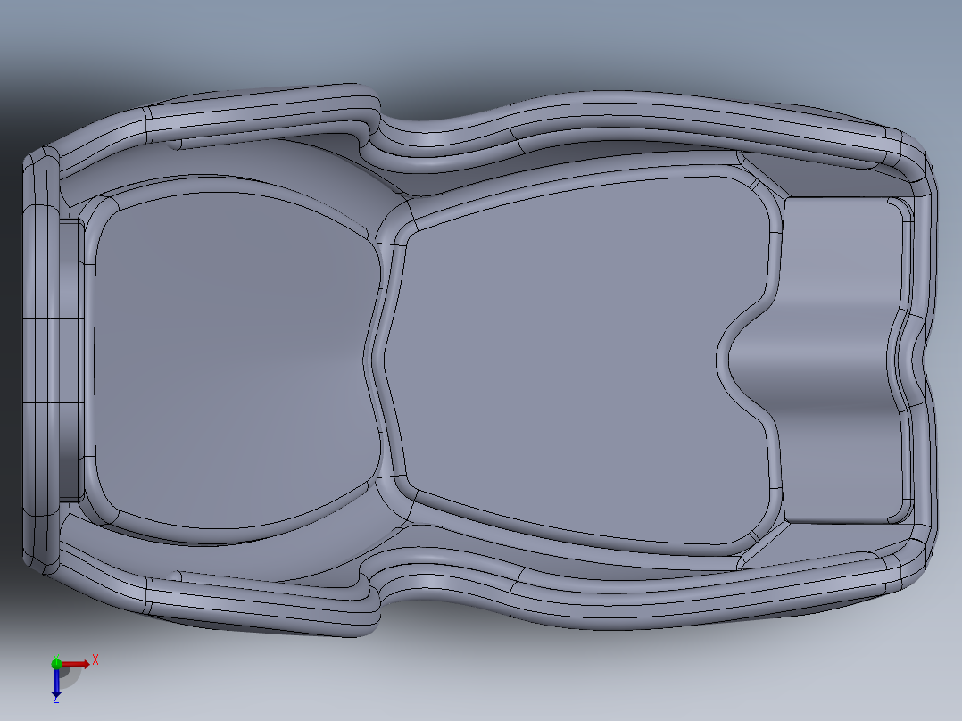 汽车座椅 (31)俯视图
