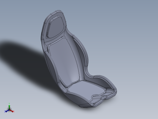 汽车座椅 (31)正等轴测缩略图