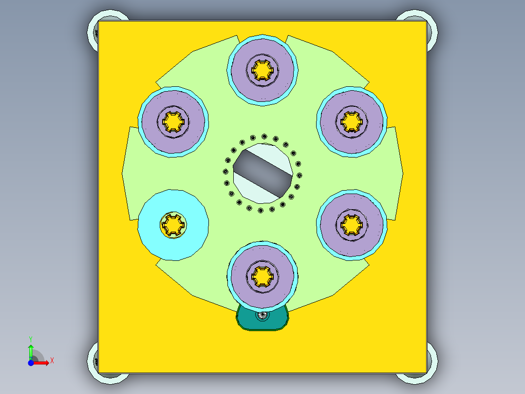6工位旋转料仓1517722==50前视图