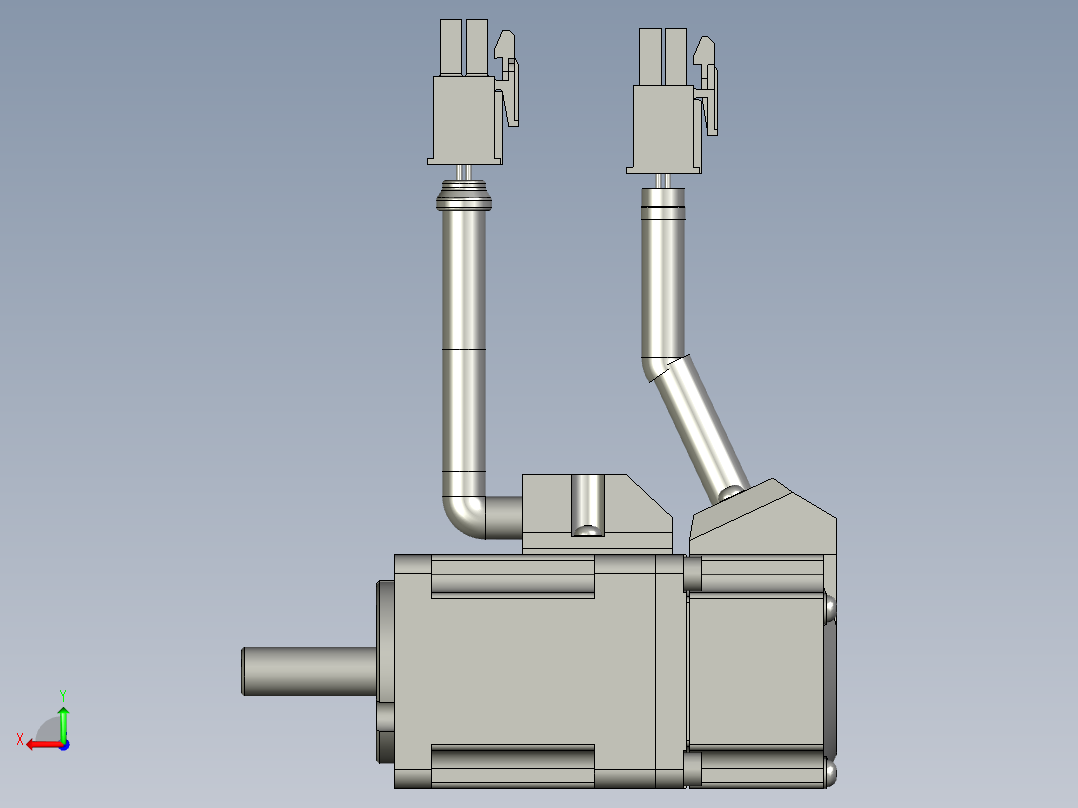 50W MSMD伺服马达后视图
