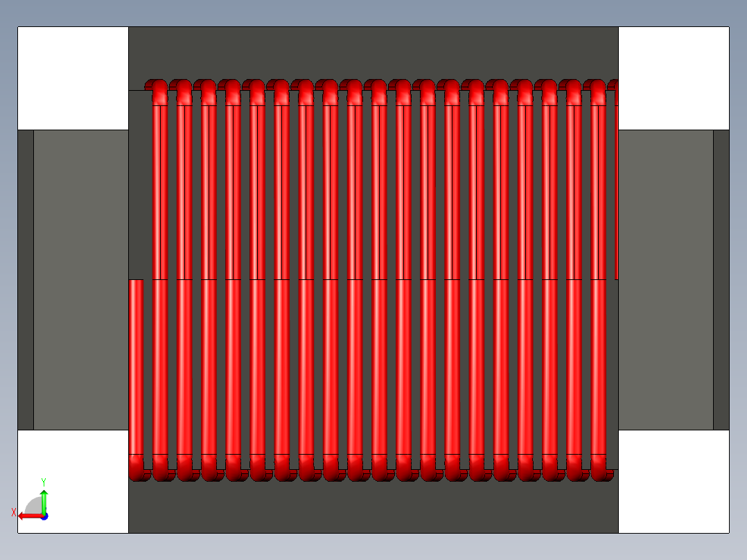 元器件3D封装ACT45B11后视图