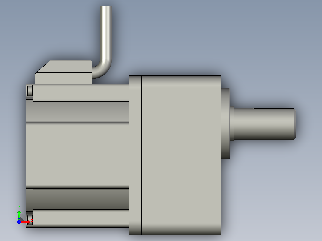 MB9G5BV+MBMU9A2AB(200V)电机前视图