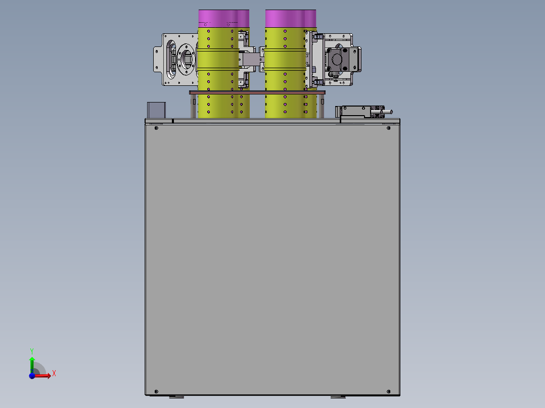倍速链回流线前视图