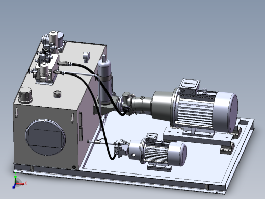 车间平板车液压站