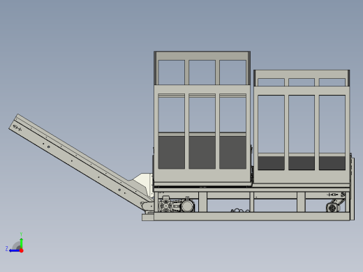 4托盘种薯中间供给装置总装右视缩略图