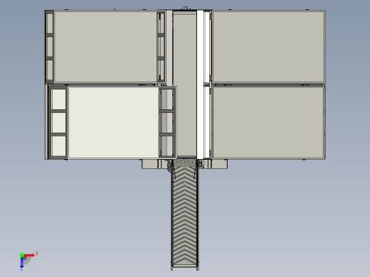 4托盘种薯中间供给装置总装俯视缩略图