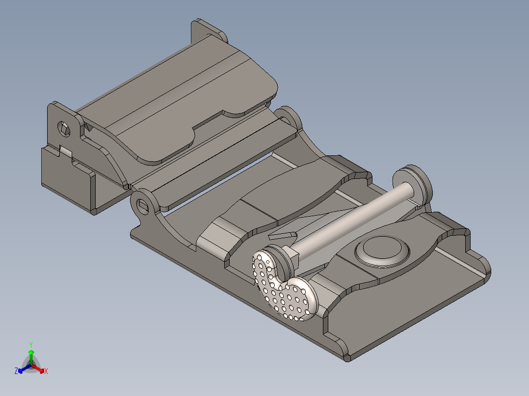 智能皮带头正等轴测图